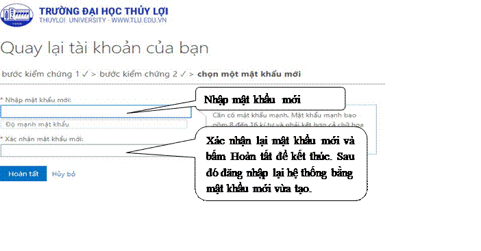 Hướng dẫn sử dụng Email với tên miền e.tlu.edu.vn