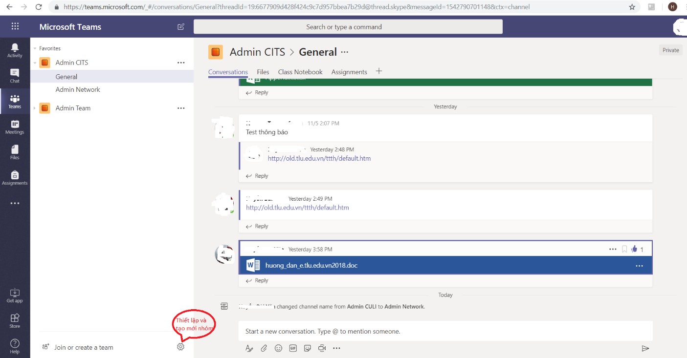 Hướng dẫn sử dụng Email với tên miền e.tlu.edu.vn