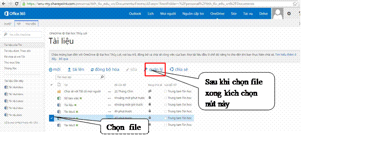 Hướng dẫn sử dụng Email với tên miền e.tlu.edu.vn