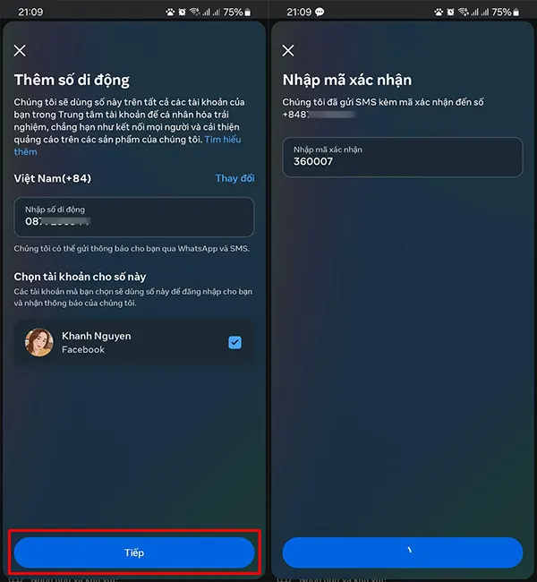 Hướng Dẫn Xác Thực Tài Khoản Facebook