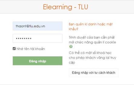 Hình 1.2 Đăng nhập