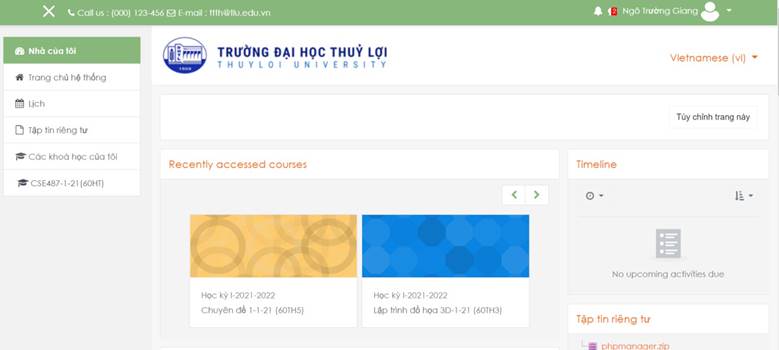 Hình 1.5 Giao diện chính