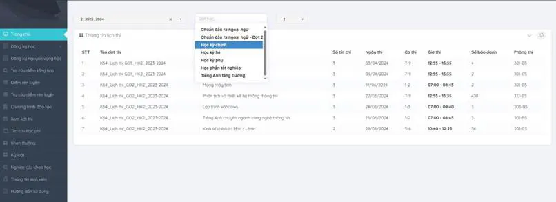 Hướng Dẫn Sử Dụng Phần Mềm Đăng Ký Học