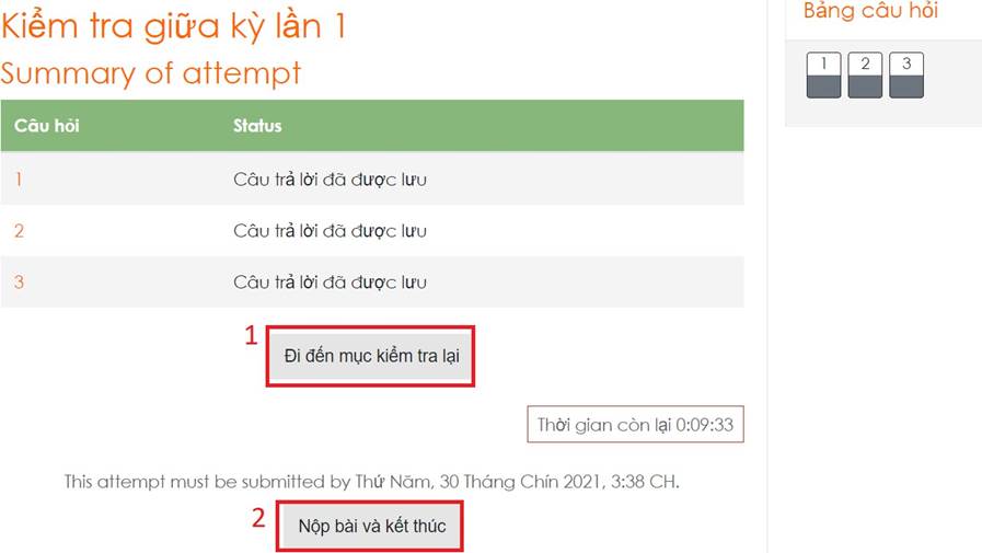 Hình 2.12 Hoàn thành bài kiểm tra