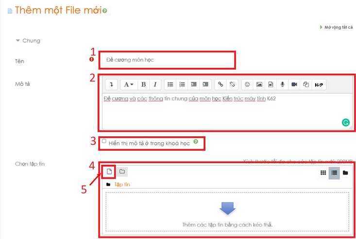 Hình 4.6 Thêm file