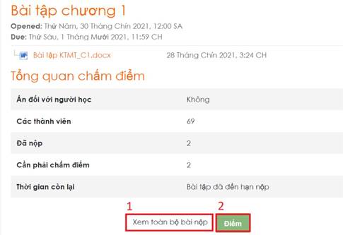 Hình 5.9 Chấm bài tập